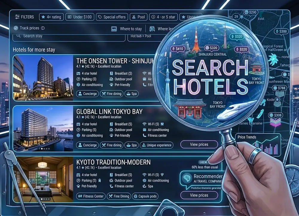 Skyscanner Hotel Finder